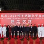 Stella Tanker Çin’de 3 Yeni Kimyasal Tanker İçin Sac Kesim Töreni Düzenledi