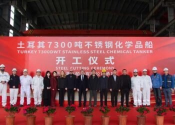 Stella Tanker Çin’de 3 Yeni Kimyasal Tanker İçin Sac Kesim Töreni Düzenledi