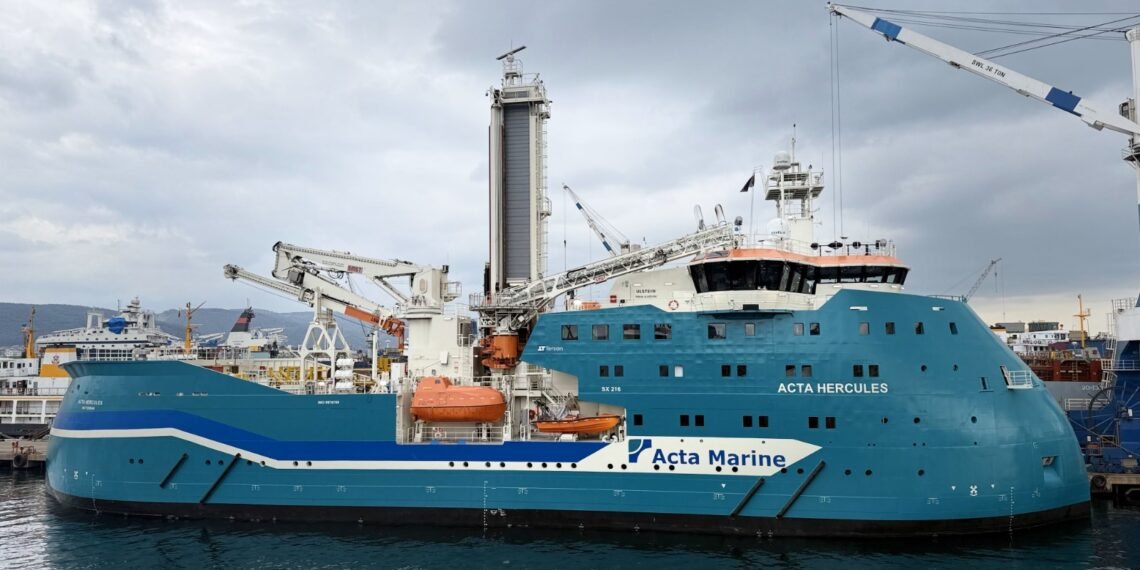 Tersan Tersanesi’nden Acta Marine’e İkinci CSOV Teslimatı: Acta Hercules Filoya Katıldı