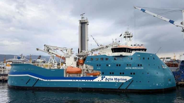 Tersan Tersanesi’nden Acta Marine’e İkinci CSOV Teslimatı: Acta Hercules Filoya Katıldı