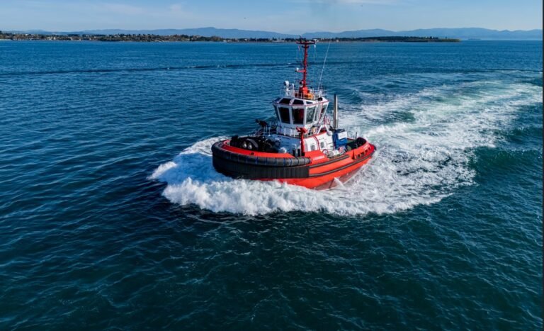 Sanmar, ASD tipi liman römorkörü LAGANMAN'ı Kuzey İrlanda'daki Belfast Towage'a teslim etti.