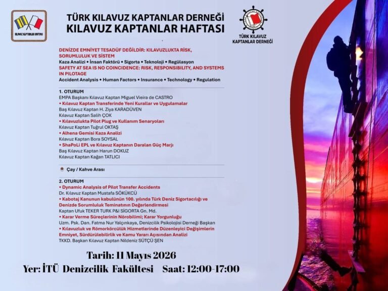 Türk Kılavuz Kaptanlar Derneği, Kılavuz Kaptanlar Haftası’nı Kapsamlı Bir Programla Kutluyor
