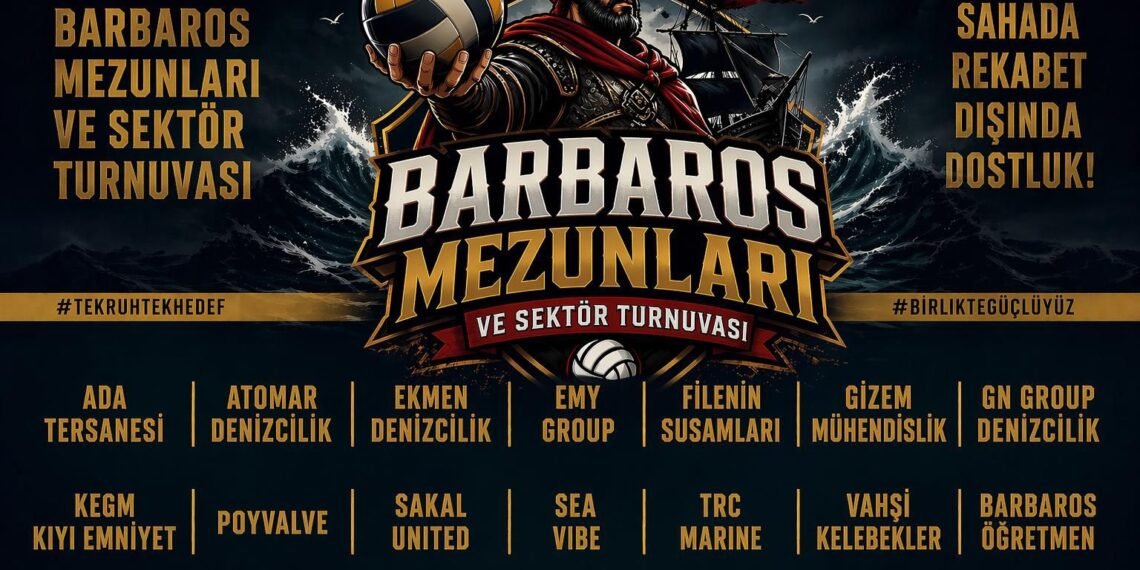 Barbaros Hayrettin Paşa MTAL’de Mezunlar Ve Sektör Temsilcileri Voleybol Turnuvasında Buluştu