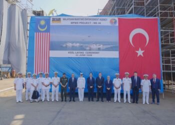 DESAN, Malezya İçin İnşa Ettiği İkinci Sahil Güvenlik Gemisini Kızağa Koydu