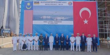 DESAN, Malezya İçin İnşa Ettiği İkinci Sahil Güvenlik Gemisini Kızağa Koydu
