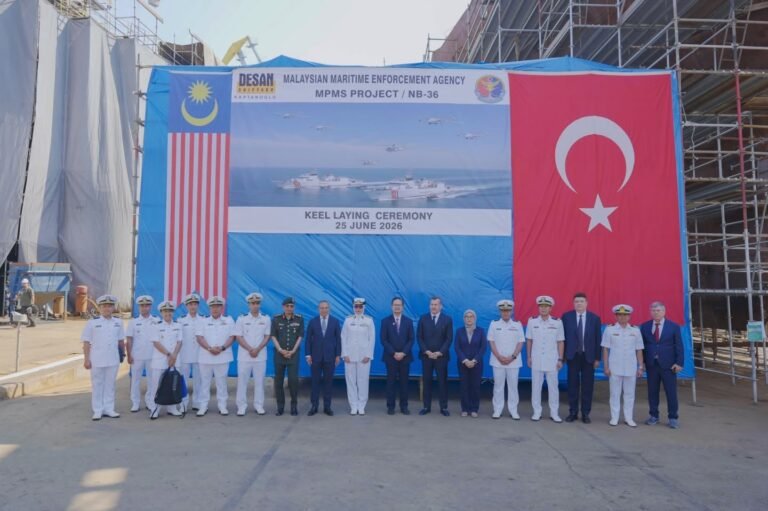 DESAN, Malezya İçin İnşa Ettiği İkinci Sahil Güvenlik Gemisini Kızağa Koydu