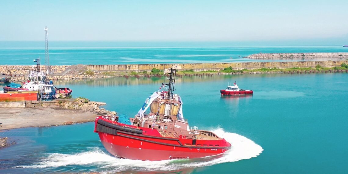 MED MARINE, Ereğli Tersanesi’nde RAmparts 2500-W römorkörü denize indirdi