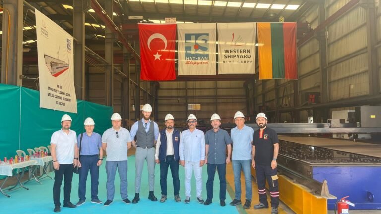 Hat-San Tersanesi, 15 Bin Tonluk Yüzer Havuz Projesinde Üretime Başladı