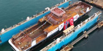 Özata Tersanesi’nde inşa edilen NB101’de önemli aşama başarıyla tamamlandı