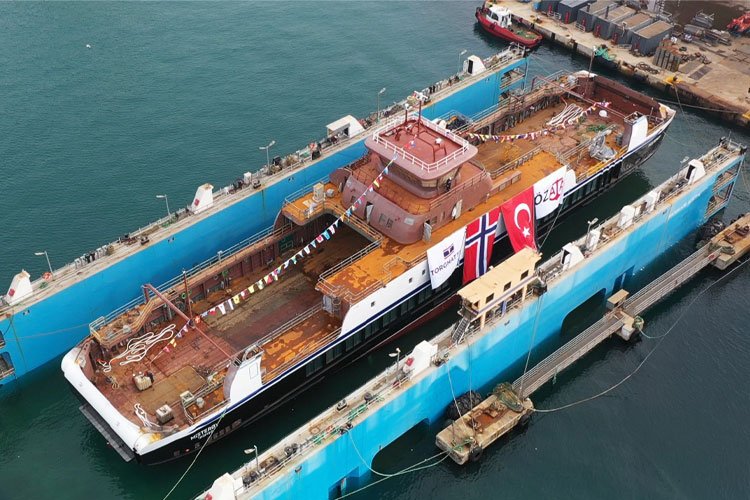 Özata Tersanesi’nde inşa edilen NB101’de önemli aşama başarıyla tamamlandı