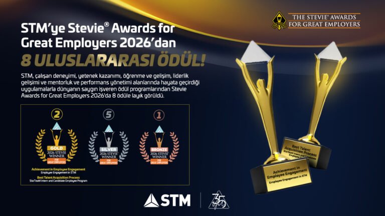 STM, dünyanın saygın işveren ödül programından 8 ödülle döndü
