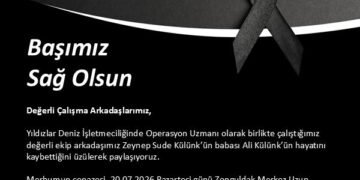 Yıldızlar Yatırım Holding’den başsağlığı mesajı