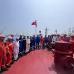 DİTAŞ’ın yeni LR2 tankeri ‘T. Riva’ Türk bayrağı çekti