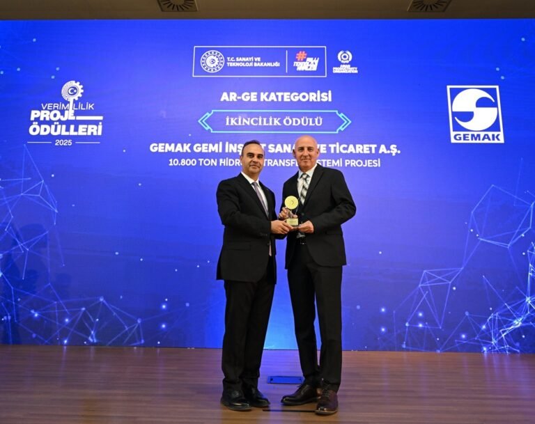 Gemak Grup’a Verimlilik Proje Ödülleri’nde Ar-Ge ödülü
