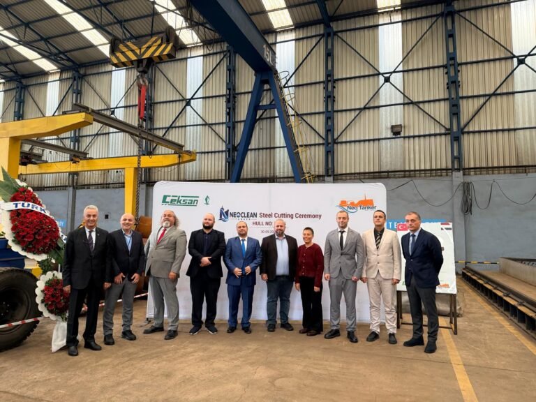 Çeksan Tersanesi, yeni nesil kimyasal tanker projesinin ilk gemisinin inşasına başladı