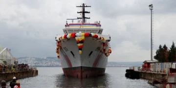 DESAN’ın Malezya Sahil Güvenliği için inşa ettiği gemi denize indirildi
