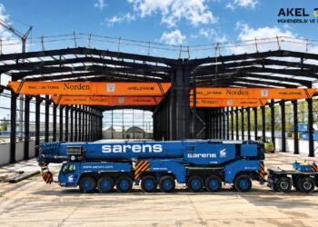 AKELCRANE, Norden Shipyard için Hollanda’da dört vinç sistemi kurdu