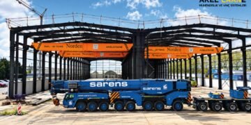 AKELCRANE, Norden Shipyard için Hollanda’da dört vinç sistemi kurdu