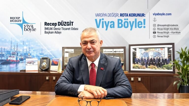 İMEAK DTO Seçimleri 2026: Recep Düzgit’ten “Viya Böyle” sloganıyla Mavi Liste çağrısı
