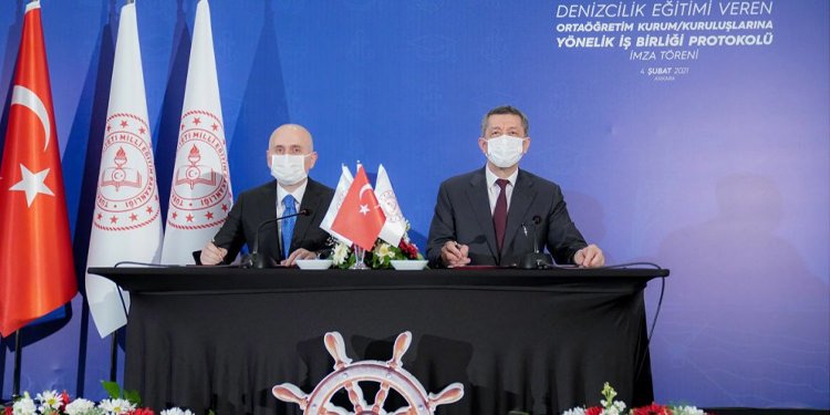 İKİ BAKANLIKTAN DENİZCİLİK EĞİTİMİ İÇİN İŞ BİRLİĞİ
