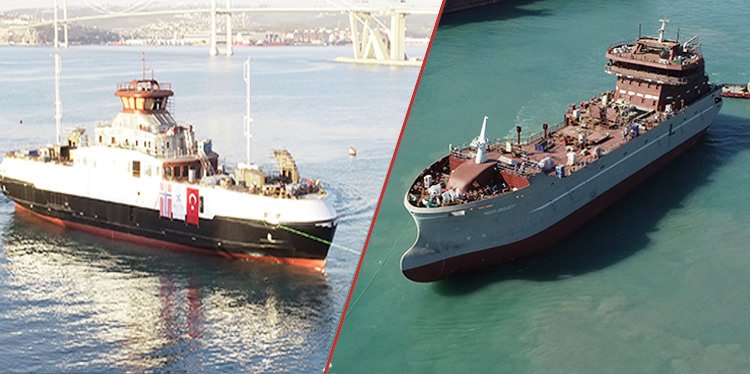 Tandems in succession from Sefine Shipyard