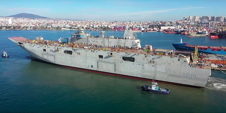 TURKEY’S TCG ANADOLU VESSEL WILL BE EQUIPPED WITH SIHA AND HURJET