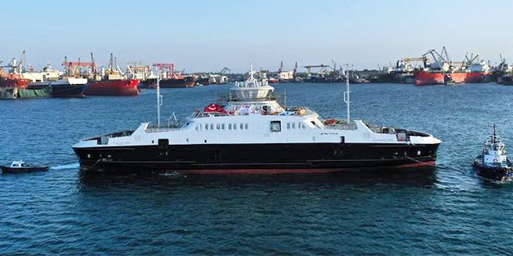 SEDEF SHIPYARD LAUNCHED THE FERRY “STOKKAFJORD”