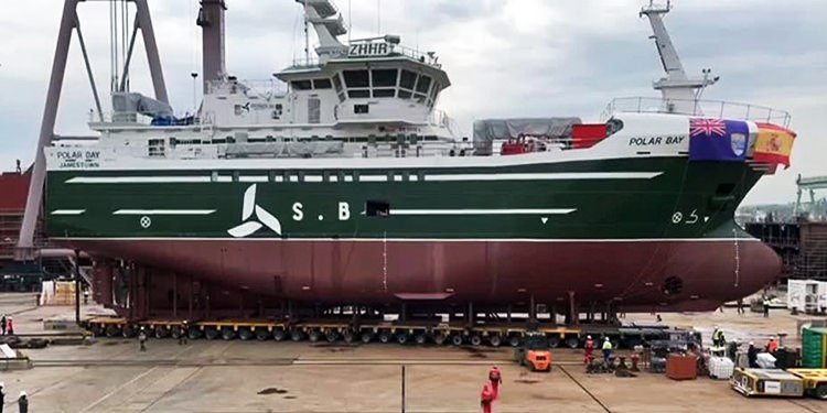 TERSAN IS GETTING READY TO DELIVERY THE VESSEL NAMED POLAR BAY