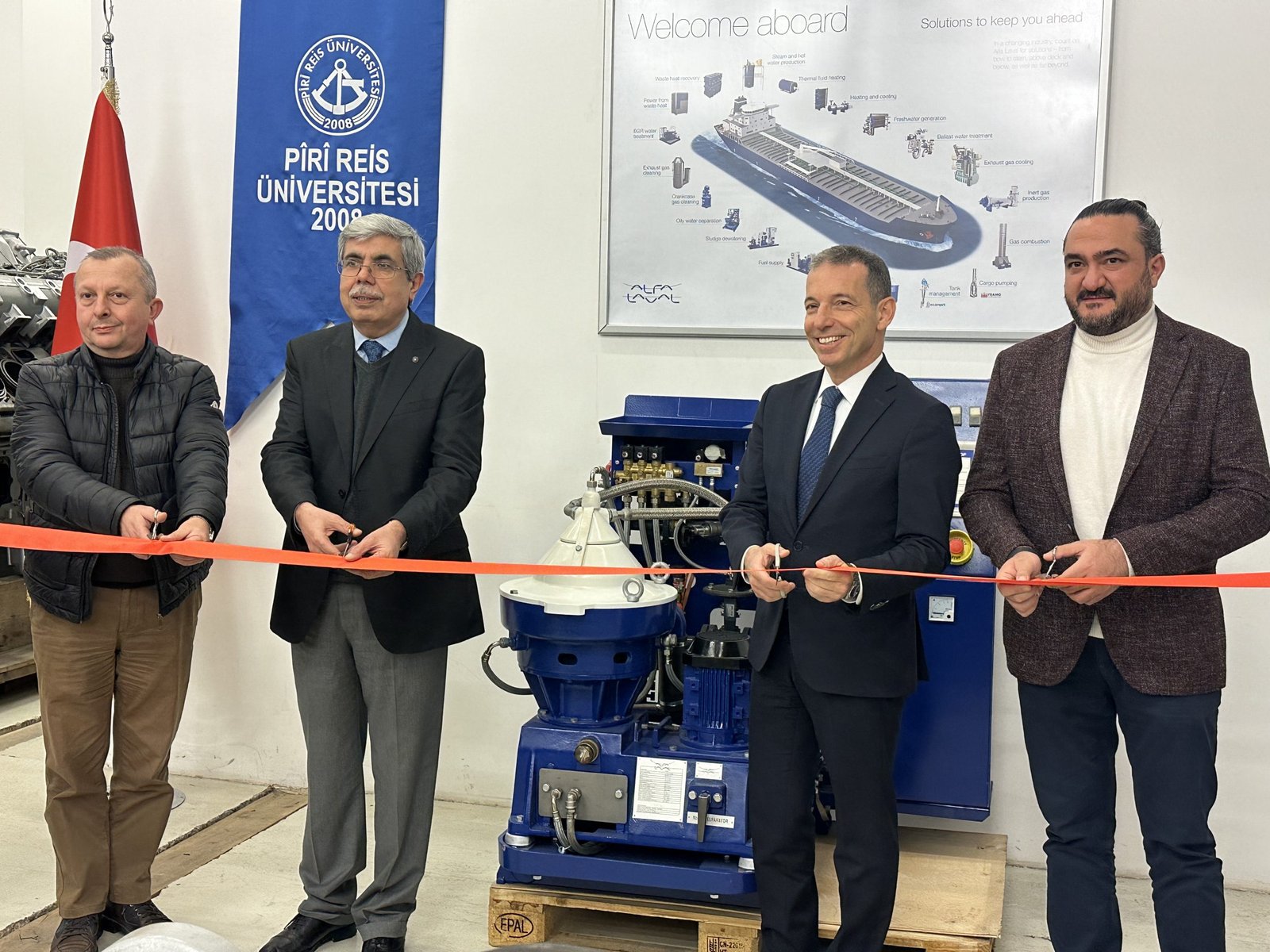 ALFA LAVAL’DAN PİRİ REİS ÜNİVERSİTESİ ÖĞRENCİLERİNE EKİPMAN DESTEĞİ