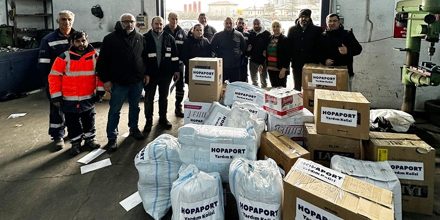 HOPAPORT, DEPREMZEDELERİN YANINDA