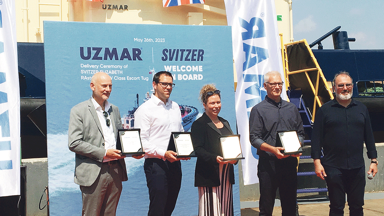 UZMAR, SVITZER ELIZABETH İSİMLİ RÖMORKÖRÜ TESLİM ETTİ