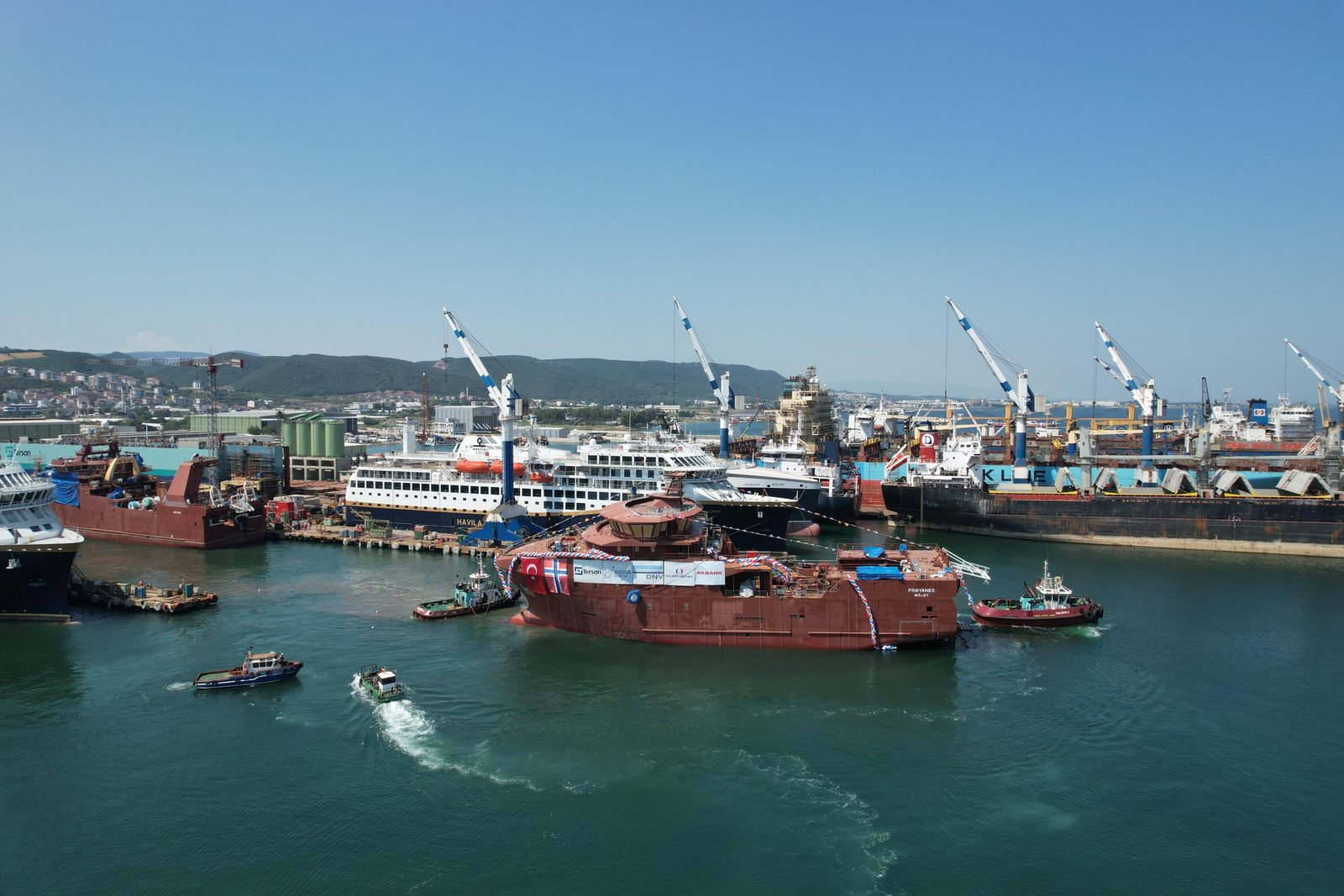 TERSAN LAUNCHES THE 8TH VESSEL BUILT FOR THE NORWAY-BASED ERVIK HAVFISKE