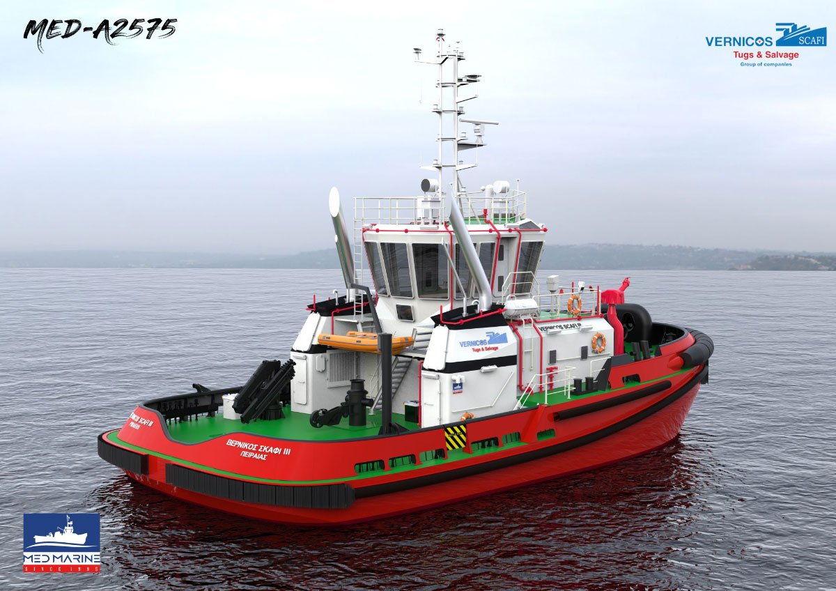 TUGBOAT BY MED MARINE FOR VERNICOS SCAFI