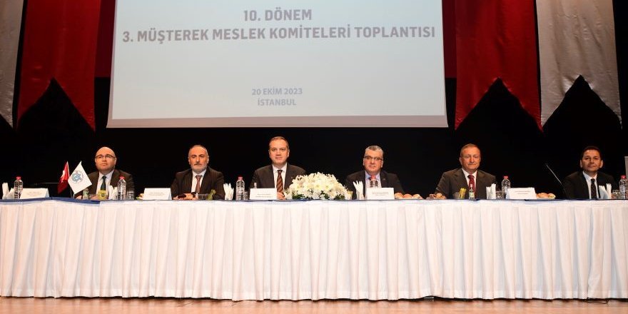 10. DÖNEM 3. MÜŞTEREK MESLEK KOMİTELERİ TOPLANTISI PRÜ’DE YAPILDI