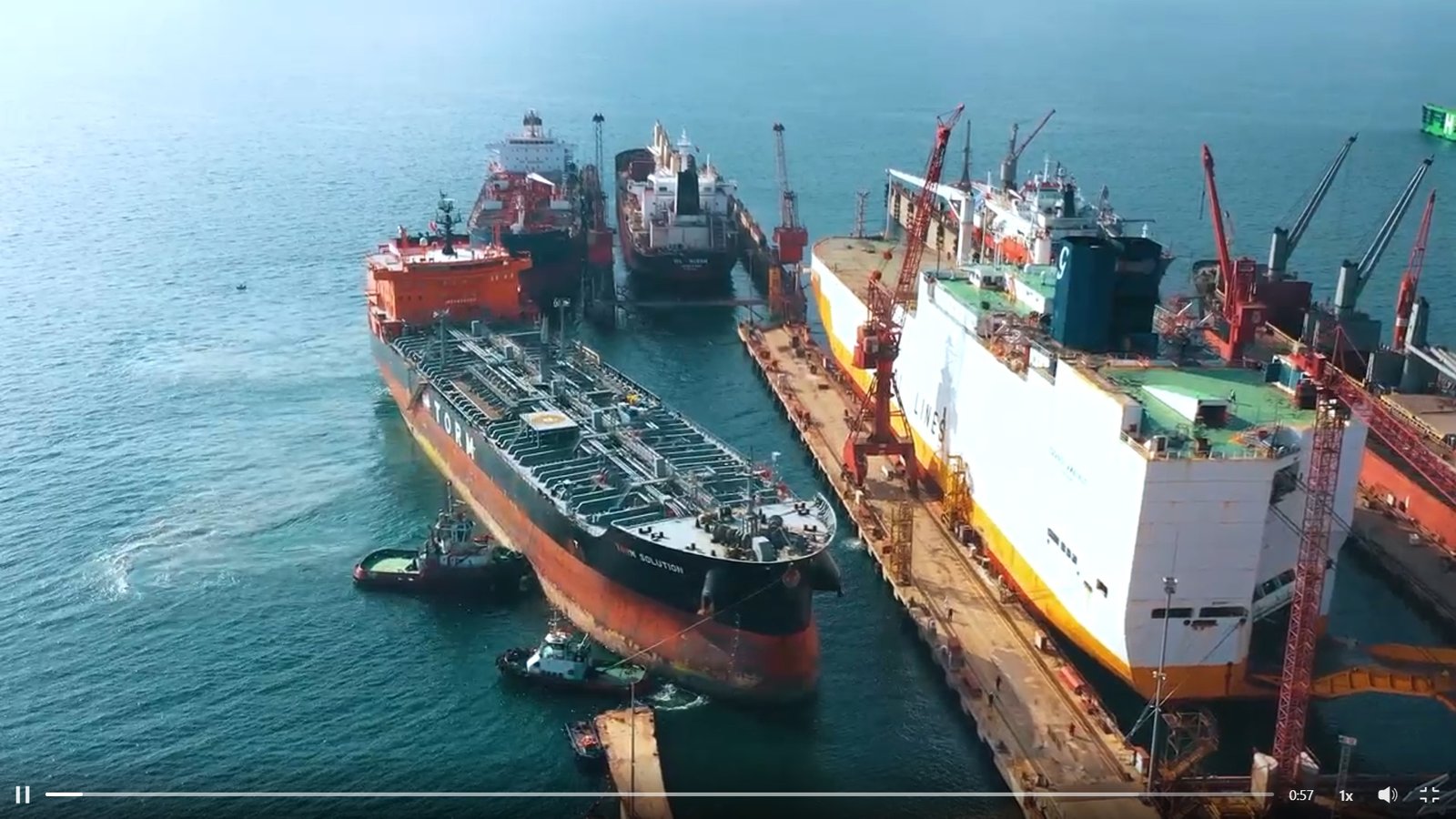Özata Shipyard, Torm Solution’un tamirini gerçekleştirdi