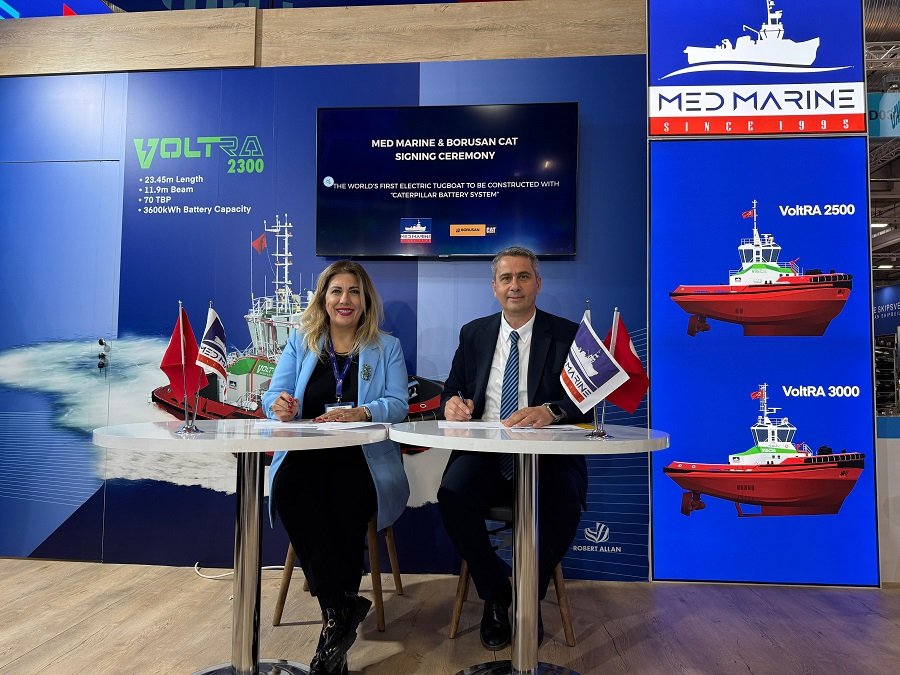 MED MARINE’den bir ilk: Tam elektrikli römorkör VoltRA’nın inşasına başlıyor