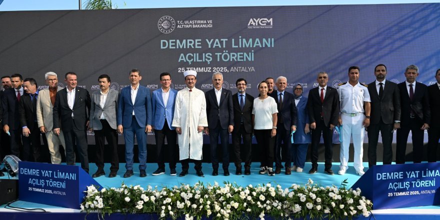 Demre Yat Limanı hizmete açıldı: Antalya, uluslararası yat turizminde güçleniyor